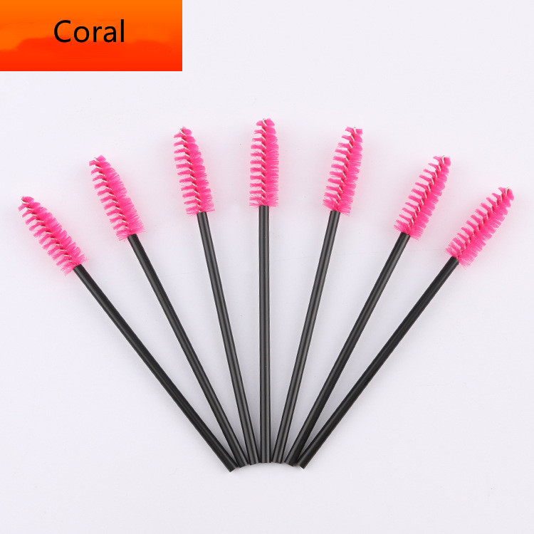 Wholesale 25pcs/pack Disposable Eyelash Brush Small Single Head Eyebrow Brush Beauty Tools Makeup Brush One Time Use